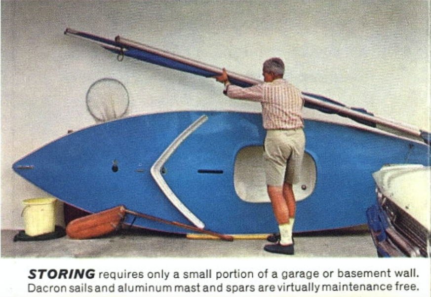 1965 Sunfish storage garage Melvin.png
