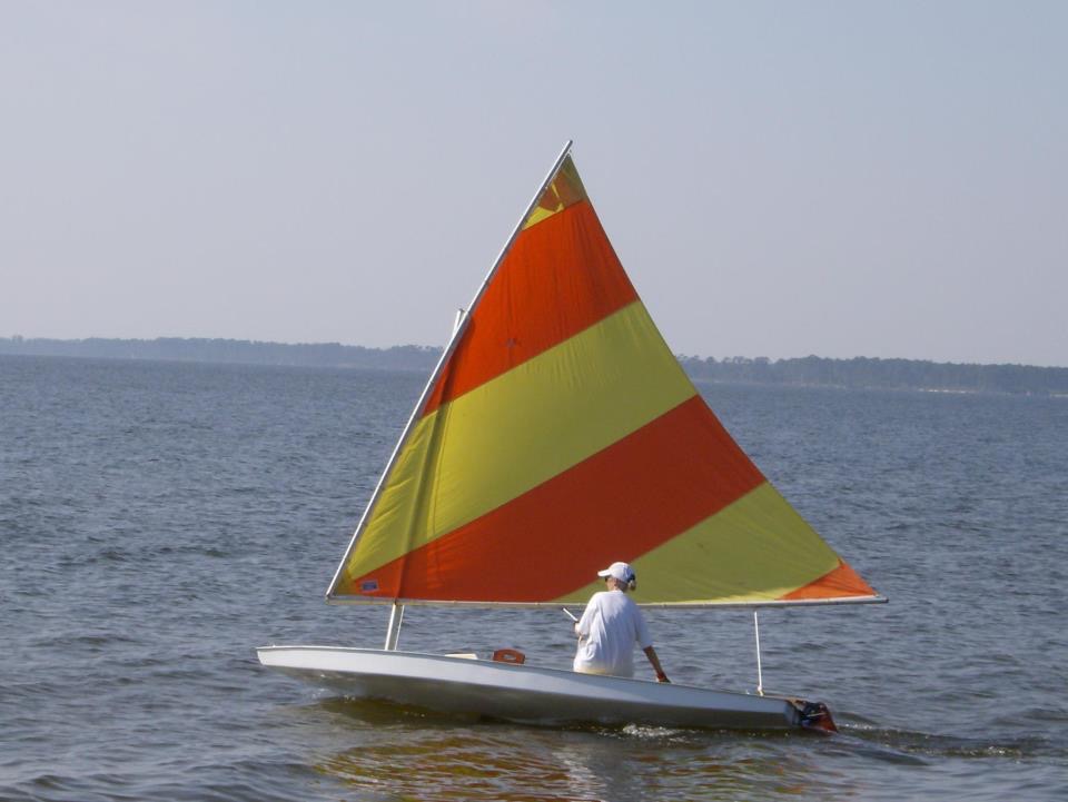 Buttercup Audrey test sail.jpg