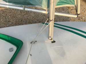 sail trim - good visual for port and starboard tacks